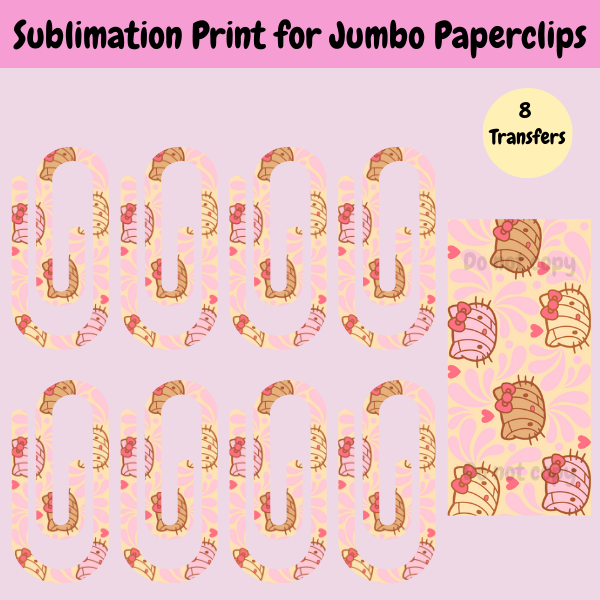 Kitty Talavera Paperclip **Sublimation Transfer**