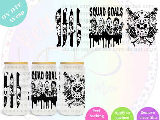 Squad Goals UV DTF Wrap