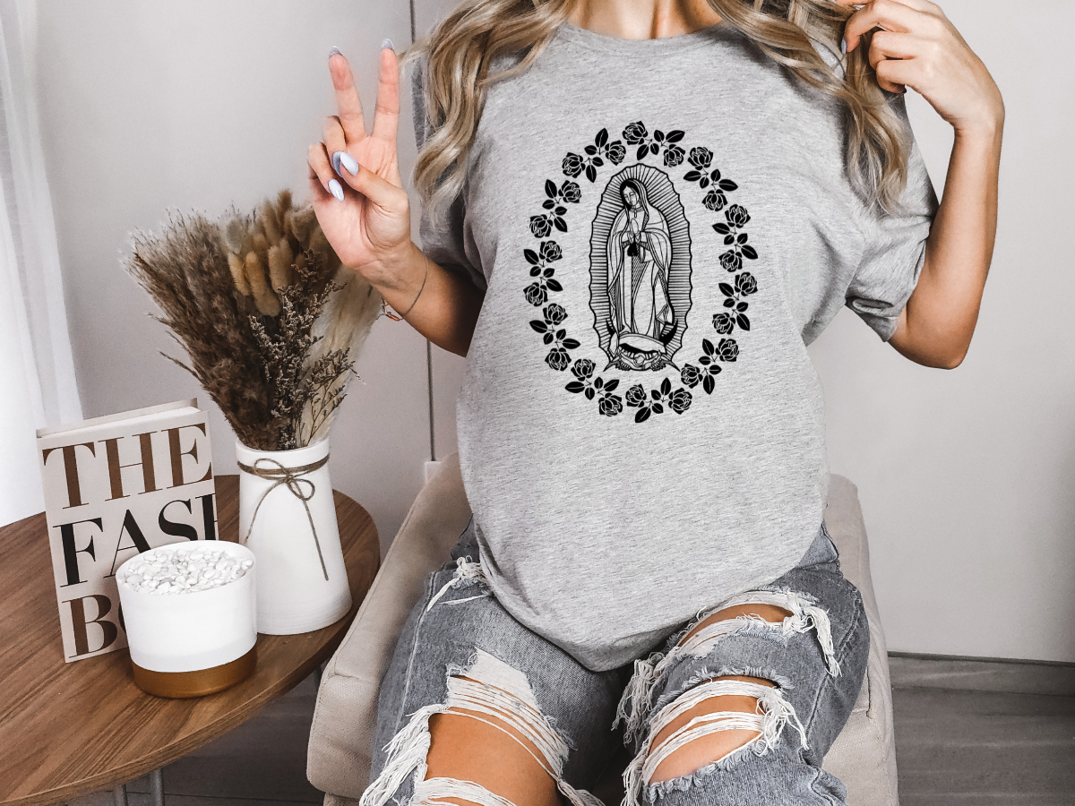 Virgen De Guadalupe (black)