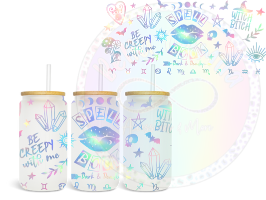 Spell Book - UV DTF Cup Wrap