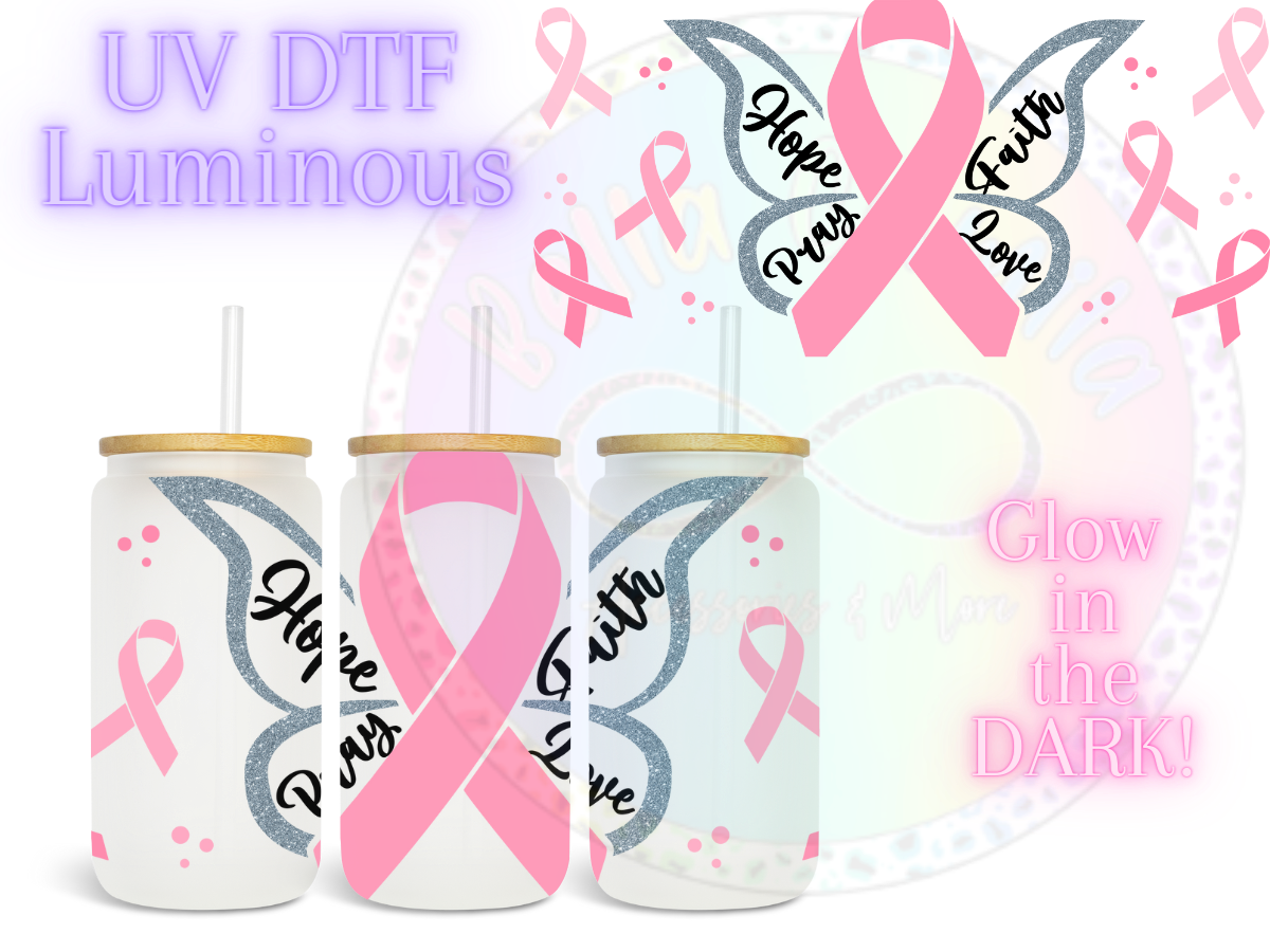 Hope & Faith - UV DTF Cup Wrap