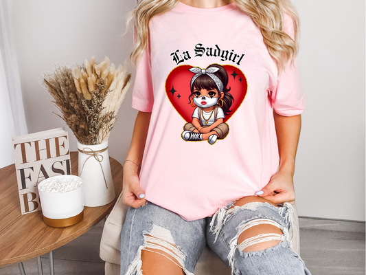 Sad Girl **T-Shirt Sublimation**
