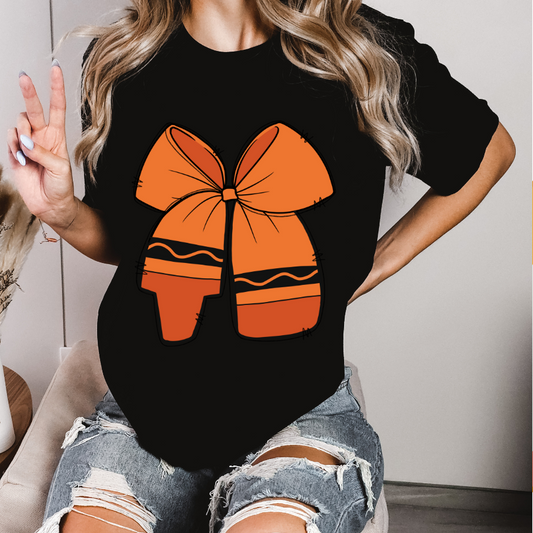 Orange Crayon T-Shirt