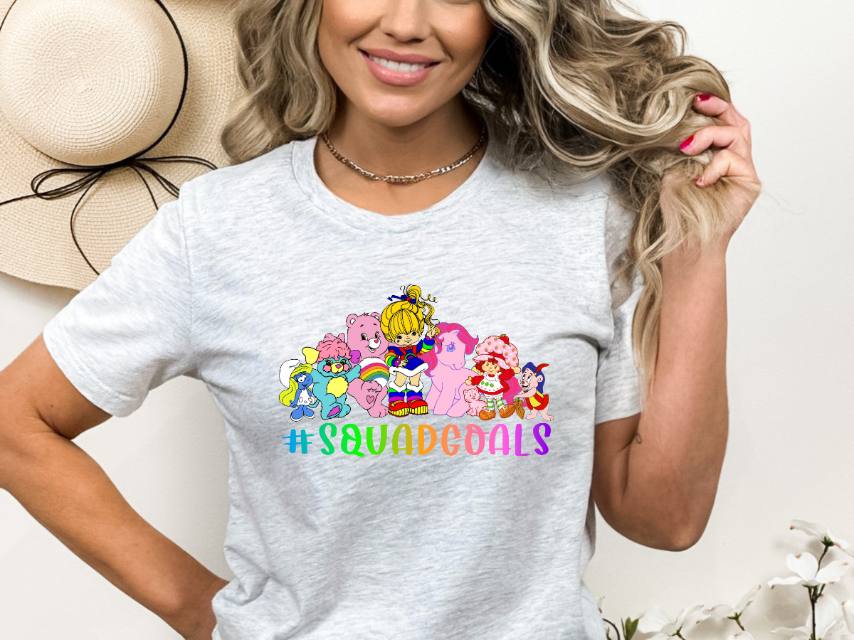 Squad Goals Rainbow Bright **T-Shirt Sublimation**