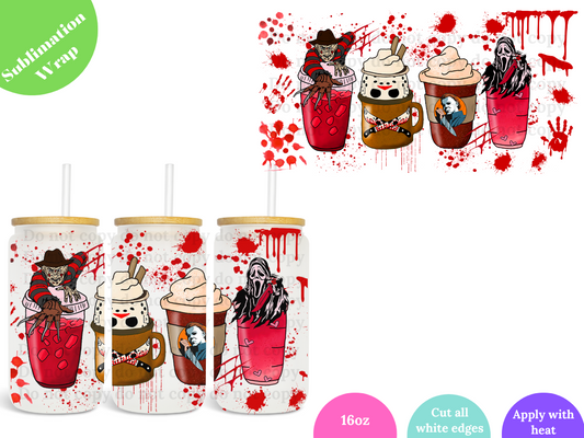 Red Blood Coffee 16oz **Sublimation Wrap**
