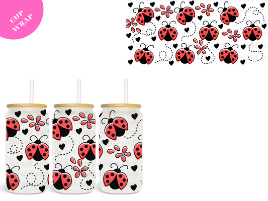 Ladybug 16oz **Sublimation Wrap**