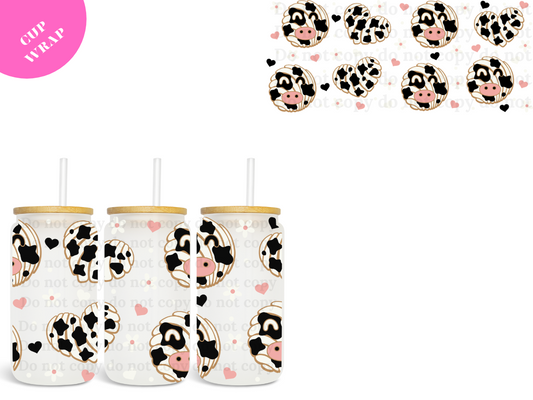 Cow Conchas 16oz **Sublimation Wrap**