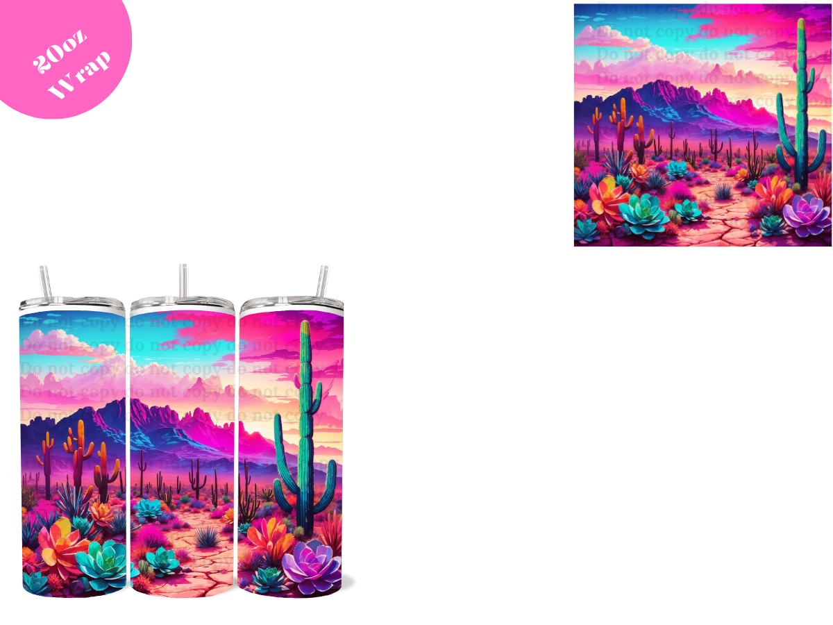 Magical Sunset *20oz Sublimation Wrap*