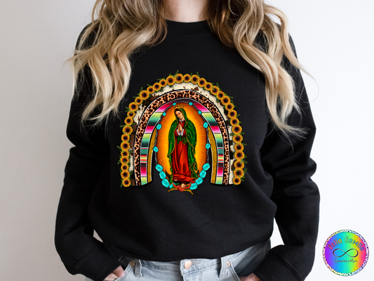 Virgen de Guadalupe w/Sunflowers