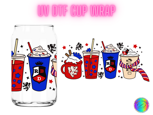 Blue RBD - UV DTF Cup Wrap