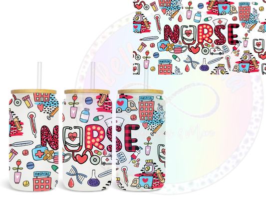 NURSE UV DTF Wrap