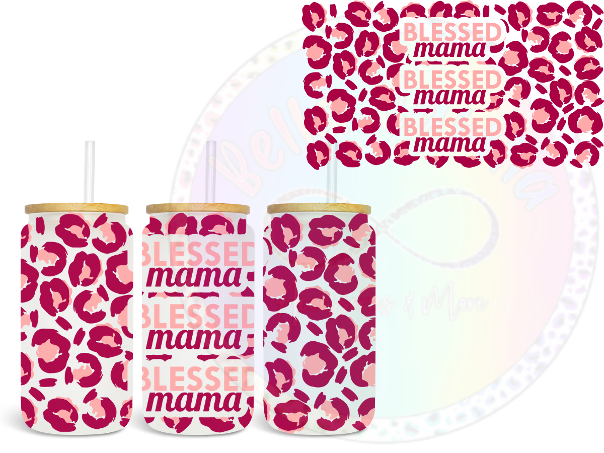 Blessed Mama UV DTF Wrap