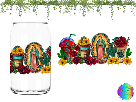 Virgen de Guadalupe - UV DTF Cup Wrap
