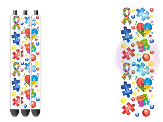 Autism - UV DTF Pen Wrap