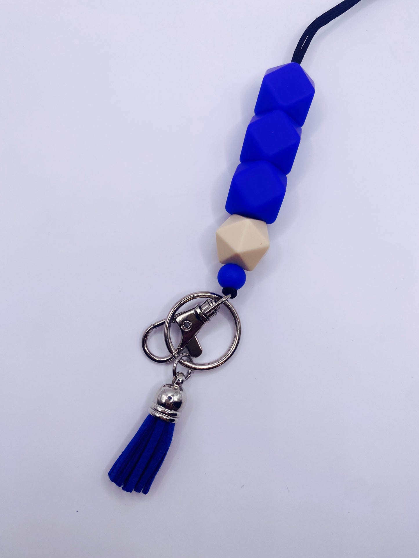 Royal Blue Crayon Lanyard