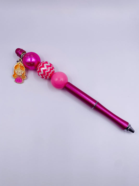 Sleeping Beauty Bubblegum Bead Pen
