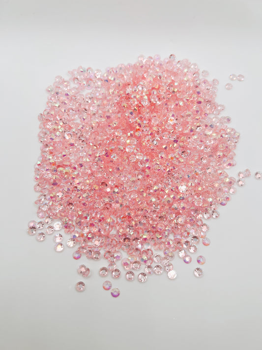 Lt. Pink Transparent AB Jars