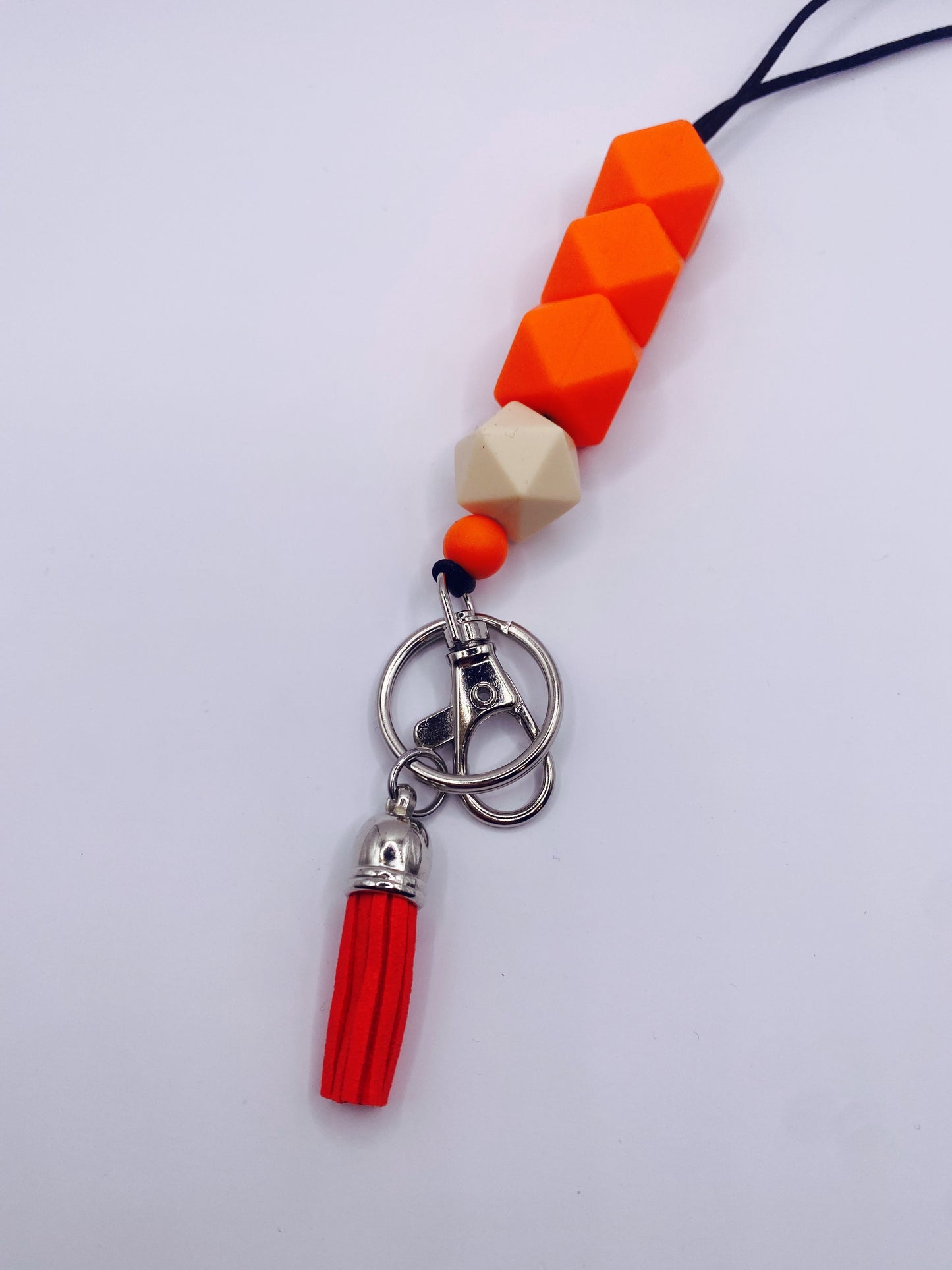 Orange Crayon Lanyard