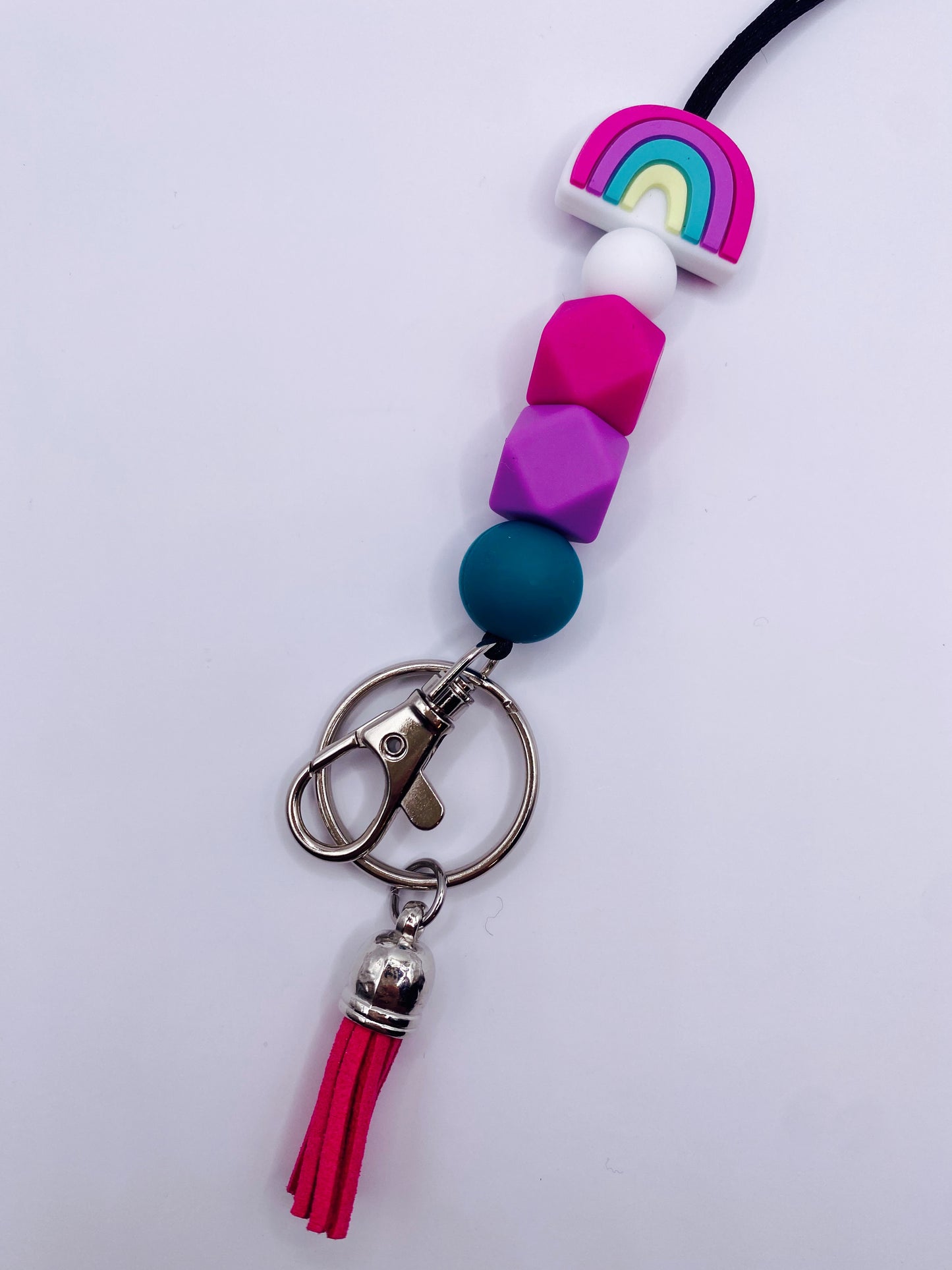 Spring Rainbow Lanyard