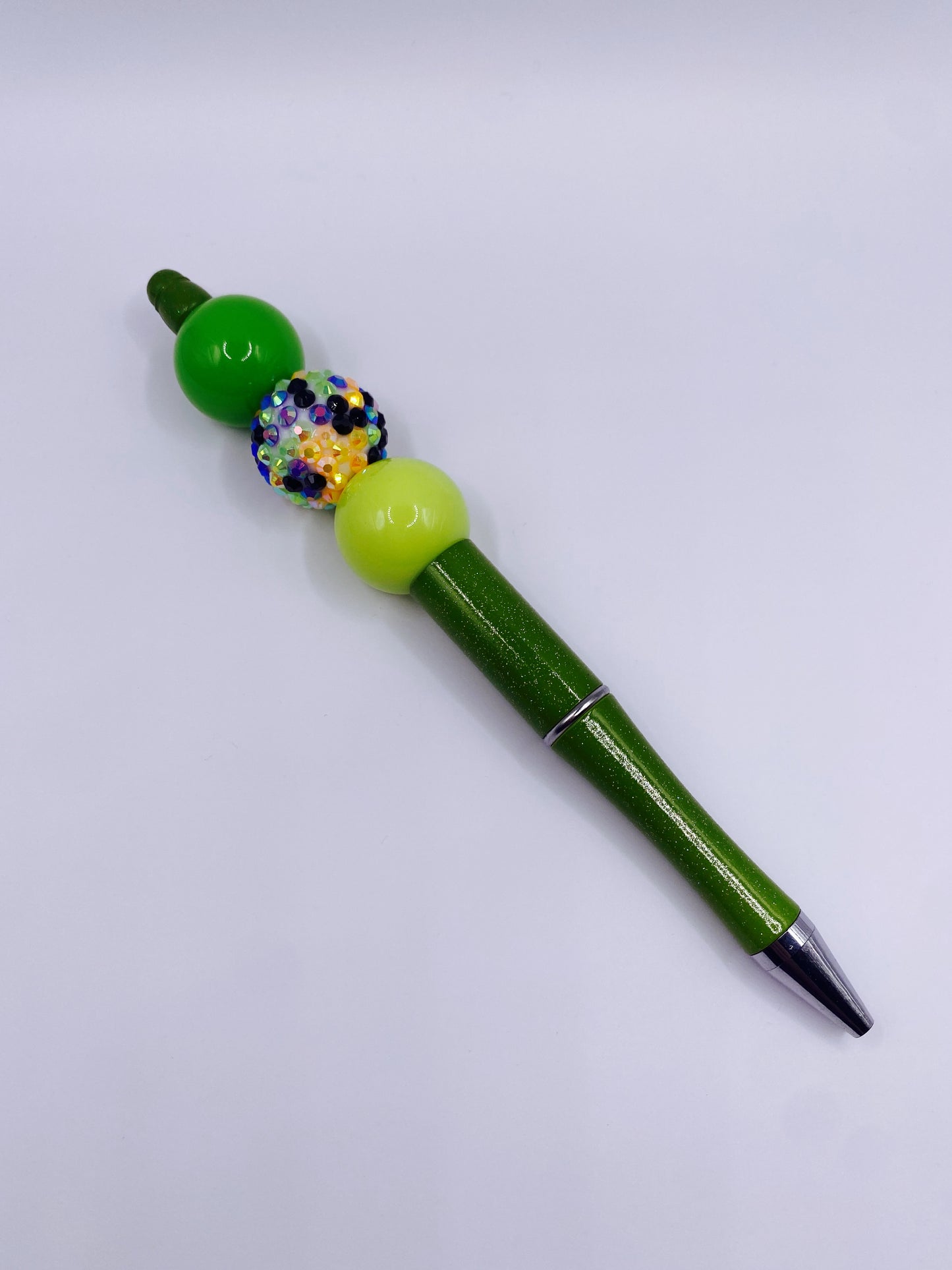 Green Apple Bubblegum Bead Pen